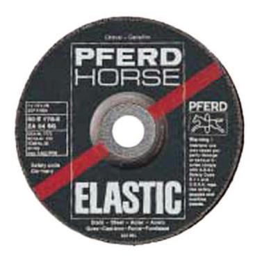 Pferd SG Depressed Center Wheel, 4 1/2 in Dia, 1/4 Thick, 5/8 Arbor, 30 Grit Zirconia, 61603