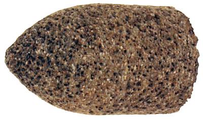 Pferd Cones and Plugs, 2 in Dia, 5/8 in Arbor, 16 Grit Aluminum Oxide, 61893