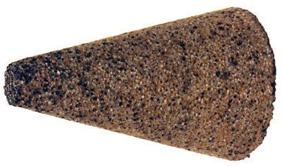 Pferd Cones and Plugs, Type 17, 1-1/2 in dia, 16 Grit Aluminum Oxide, 61855