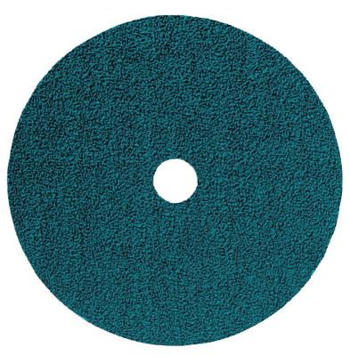 Pferd Zirconium Coated-Fiber Discs, Zirconia Alumina, 7 in Dia., 36 Grit, 62713
