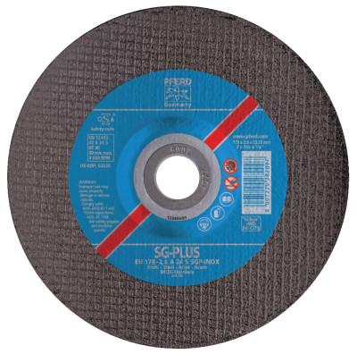 Pferd Die Grinder Cut-Off Wheel, 3 in Dia, .035 in Thick, 1/4 in Arbor, 60 Grit, 69301