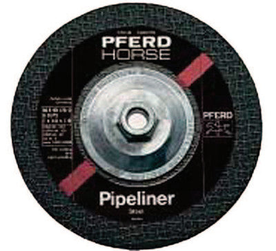 Pferd Pipeliner Cut-Off Wheel, 4 1/2 in Dia, 1/8 Thick, 7/8 Arbor, 46 Grit Alum. Oxide, 63410