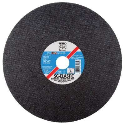 Pferd Type 1 SG-INOX Flat Chop Saw Wheel, 16 in dia, 3/32 in Thick, 36 Grit Aluminum Oxide, 64509