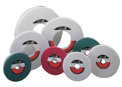 CGW Abrasives White Aluminum Oxide Surface Grinding Wheels, T5, 12 X 1 1/2, 5" Arbor, 46, I, 34770