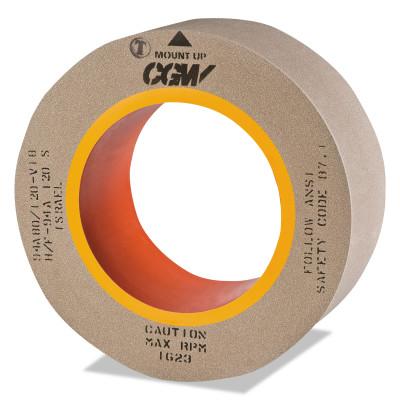 CGW Abrasives Centerless Grinding Wheels, Aluminum Oxide, Type 1, 20 X 2, 12" Arbor, 60, K, 35241