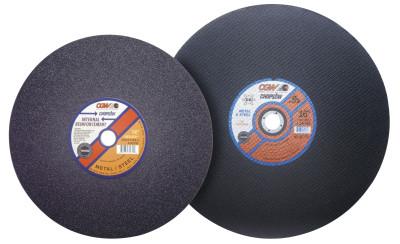 CGW Abrasives Cut-Off Wheel, Chop Saws, 16 in Dia, 3/32 in Thick, 36 Grit, Alum. Oxide, 36133