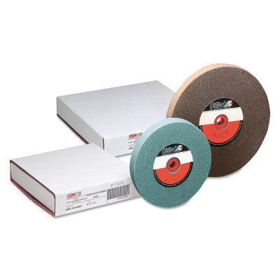 CGW Abrasives Bench Wheels, Blue Alum Oxide, Single Pack, Type 1, 6 X 1, 1" Arbor, 60, K, 38123