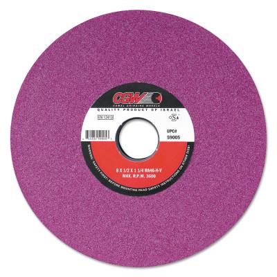 CGW Abrasives Ruby Surface Grinding Wheels, Type 1, 7 X 1/2, 1 1/4" Arbor, 60, J, 34635