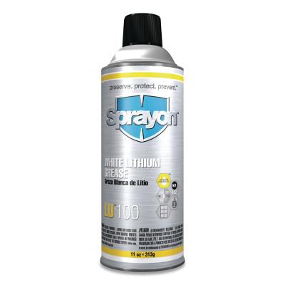 Krylon?? Industrial LUƒ?›100 White Lithium Grease, 16 oz, Aerosol Can, SC0100000