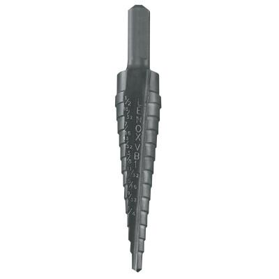 Stanley® Products Vari-Bit® Step Drill Bit, #1, 1/8 in to 1/2 in Cutting Dia, 13 Steps, 30881VB1