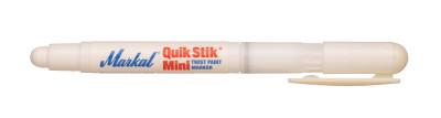 Markal® Quik Stik Mini, White, Bullet, 61126