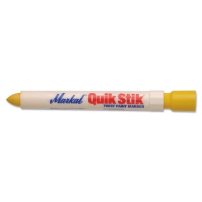 Markal® Quik Stik Markers, 11/16 in X 6 in, Black, Carded, 61064