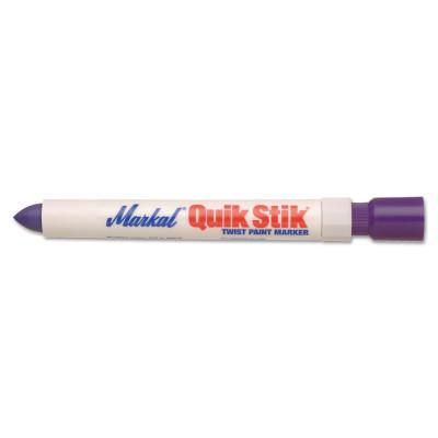 Markal® Quik Stik Markers, 11/16 in dia, 6 in, Purple, 61073