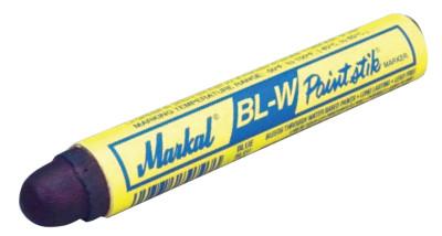 Markal® Paintstik BL-W Markers, 11/16 in dia, 4 3/4 in, Blue, 80735