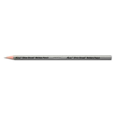 Markal® Silver-Streak® Welders Pencil, #2 Lead, 7 in, Silver, 96101