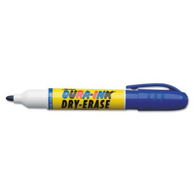 Markal® Dura-Ink Dry Erase Markers, Blue, 1/8 in, Felt, 96572