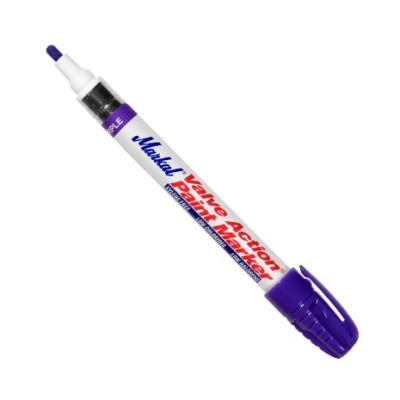 Markal® Valve Action® Paint Marker, Purple, 1/8 in, Medium, 96817