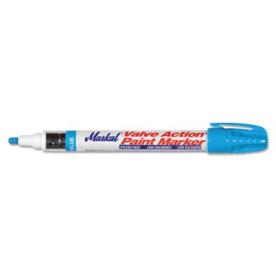 Markal® Valve Action® Paint Marker, Light Blue, 1/8 in, Medium, 96835