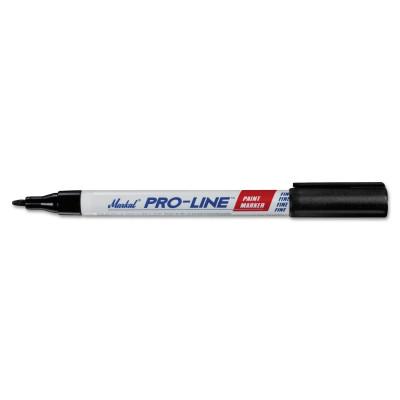 Markal® PRO-LINE Fine Point Paint Markers, 1/16 in Tip, Fine, Black, 96873