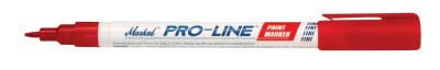 Markal® Pro-Line Fine Point Paint Markers, Red, 1/16 in, Fine, 96874
