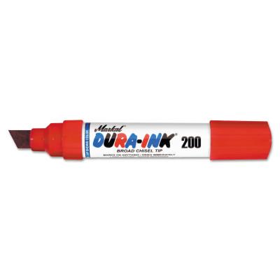 Markal® Dura-Ink 15 Markers, 5/8 in Tip, Felt, Red, 96916