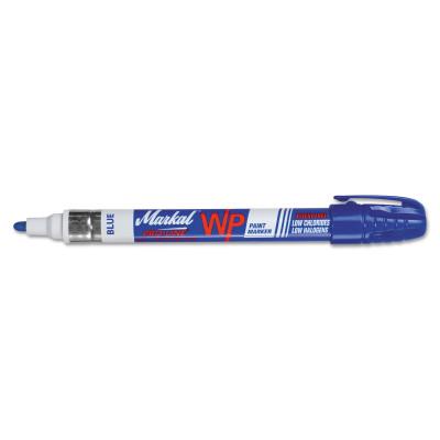 Markal® PRO-LINE® WP Paint Marker, 1/8 in Tip, Medium, Blue, 96934