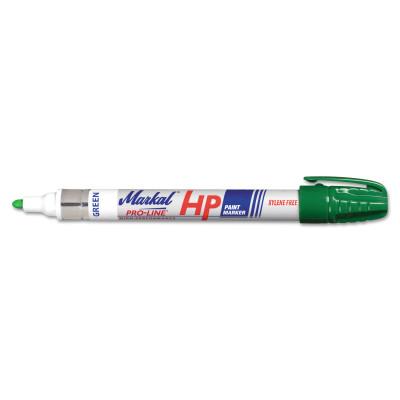 Markal® Paint-Riter®+ Oily Surface Paint Marker, Green, 1/8 in Tip, Medium, 96966