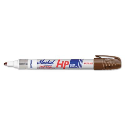 Markal® Paint-Riter®+ Oily Surface Paint Marker, Brown, 1/8 in Tip, Medium, 96975
