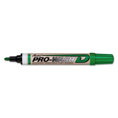 Markal® Pro-Wash D Detergent Removable Paint Markers, Green, 1/8 in, Medium, 97016