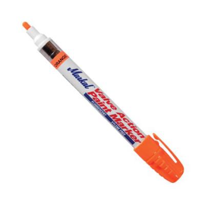 Markal® Valve Action® Paint Marker, Fluorescent Orange, 1/8 in, Medium, 97052