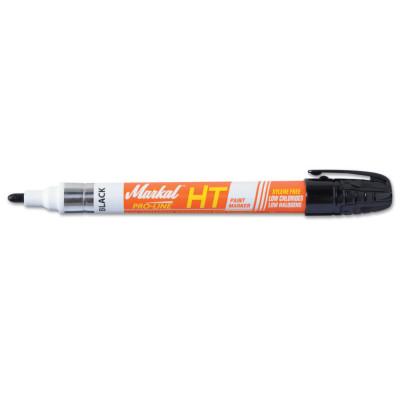 Markal® PRO-LINE HT Liquid Paint Markers, Black, 1/8", Bullet, 97303