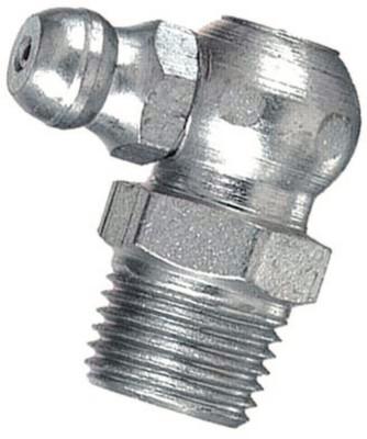 Lincoln Industrial 1/4"-28 SAE Bulk Grease Fittings, 90º Angle-Short Thread,, 5410