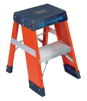 Louisville Ladder® FY8000 Series Industrial Fiberglass Step Stand, 2 ft x 18 in, 300 lb Capacity, FY8002