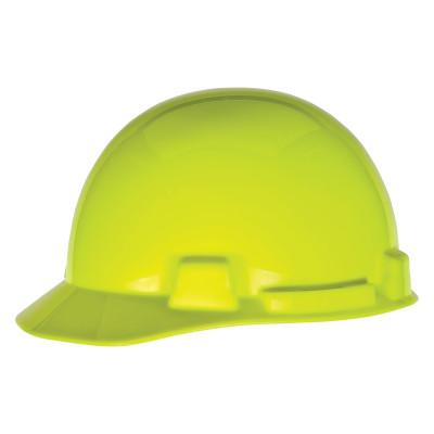 MSA SmoothDome Protective Caps, 6 Point Ratchet, Cap, Hi-Viz Yellow-Green, 10084095