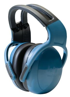 MSA left/RIGHT Earmuffs, 25 dB NRR, Blue, Headband, 10087426