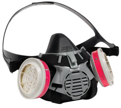 MSA 420 Series Half-Mask Respirators, Large, 10102184