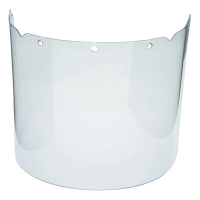MSA V-Gard® Accessory System Chemicals and Splash Visors, Propionate, Clear, 17 in L x 8 in H, 10115855