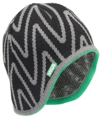 MSA V-Gard Value Winter Liners Skull Cap, High Bulk Acrylic Black/Gray, 10118417