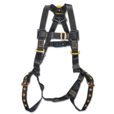 MSA Workman Arc Flash Full Body Harness, Back Web Loop, Crossover, Standard, 10152633