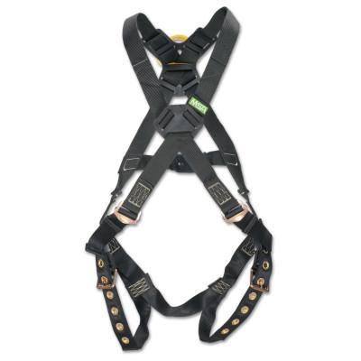 MSA Workman Arc Flash Full Body Harness, Back Web Loop, Vest, X-Large, 10152672