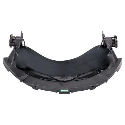 MSA V-Gard Faceshield Frames, Black, For MSA Slotted Caps, 10154622