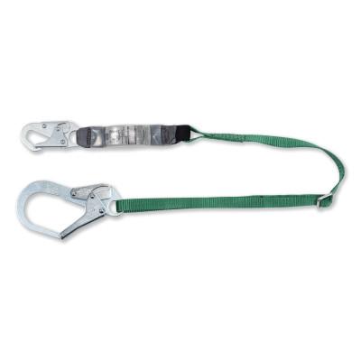 MSA V-Series Standard Single-Leg Adjustable Shock Absorbing Lanyard, Large, 10191757