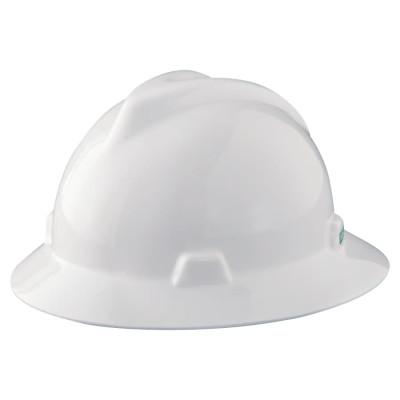 MSA V-Gard Protective Hats, Staz-On, Hat, White, 454733