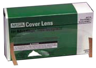 MSA Full Facepiece Respirator Cover Lenses, Ultravue Masks, Clear, 456975