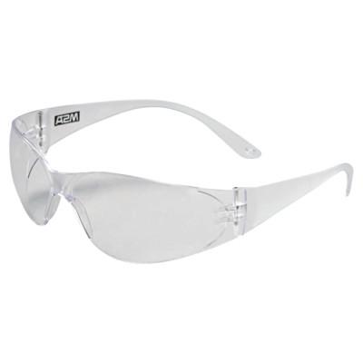 MSA Arctic Protective Eyewear, Clear Lens, Anti-Scratch, Clear Frame, 697514