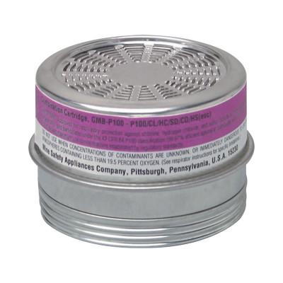 MSA Comfo® Respirator Cartridge, Acid Gas, GMB, P100, 815179
