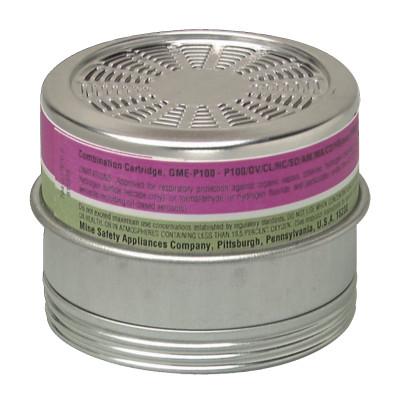MSA Comfo Respirator Cartridge, OV, CL, SD, HC, HS, AM, MA, FM, HF, P100, 815182