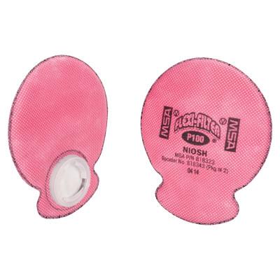 MSA Flexi-Filter Pads for Advantage Respirators, Nuisance Organic Vapor/Ozone, 2/PK, 818343
