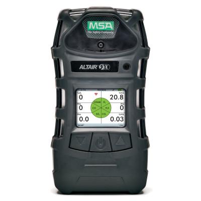 MSA Altair 5X Multigas Detectors, Carbon Monoxide/Hydrogen Sulfide/NH3/Oxygen, A-ALT5X-BLKD100T020