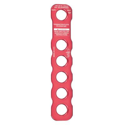 MSA Rope Termination Plate, Blue, 5/8 in, SRIW1000